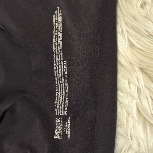 Black Victoria's secret PINK bralette bra size large - Picture 3 of 5